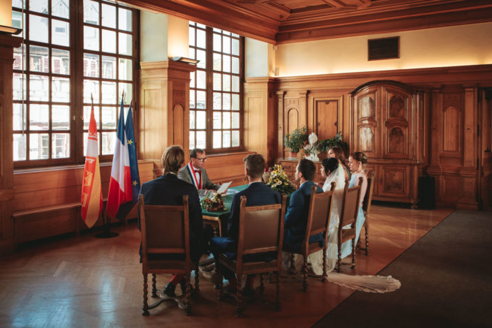 Cérémonie civile à la mairie d'Obernai